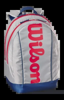 Sac à Dos de Tennis Wilson Junior Backpack Grey EQT Red