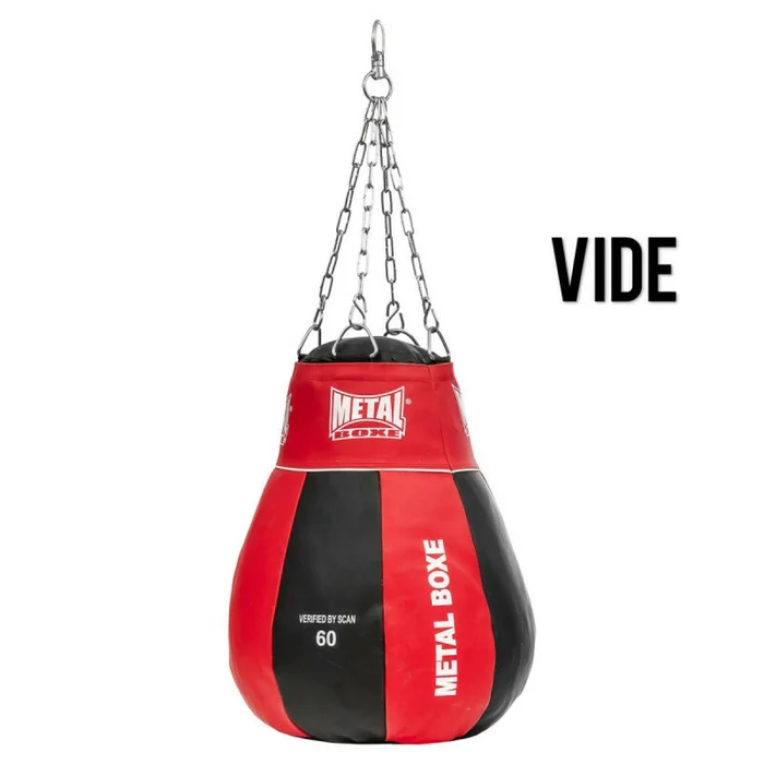 Sac de frappe poire à uppercut pleine Metal Boxe