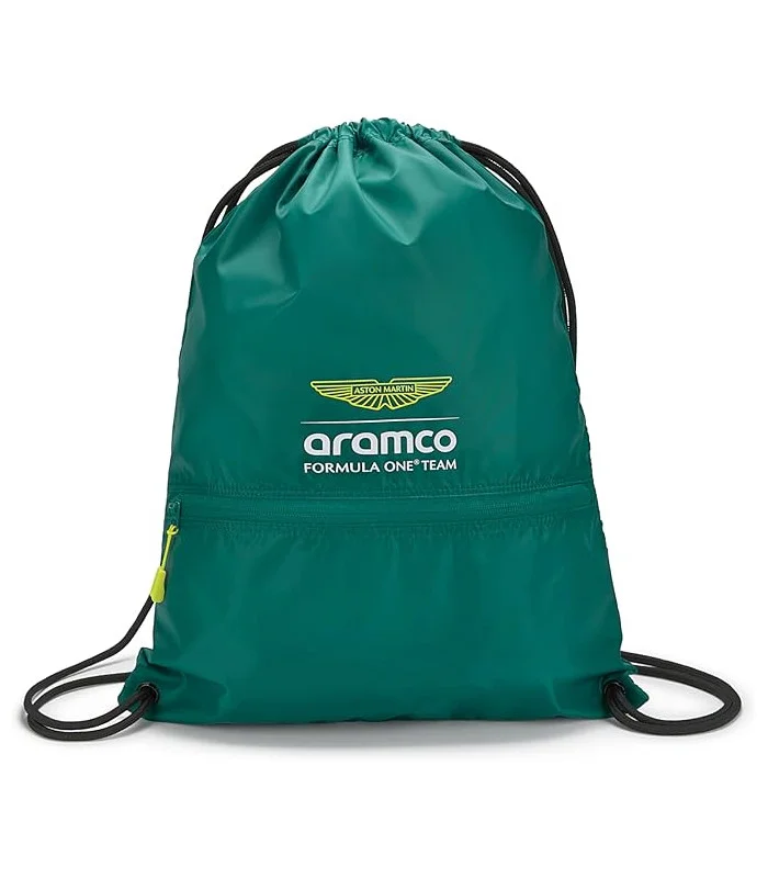 Sac de gym de l&rsquo;équipe Aston Martin F1 Officiel Vert Unisexe