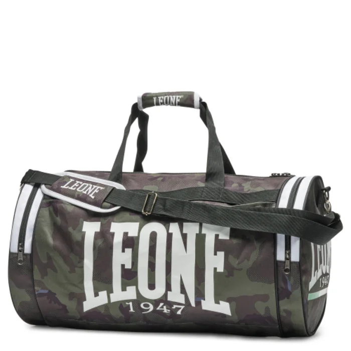 Sac de sport à fermeture Leone Camouflage AC906 [Taille 60×32 cm]