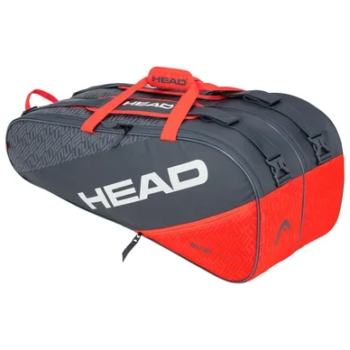 Sac de Tennis HEAD Elite 9R Supercombi Grey Orange