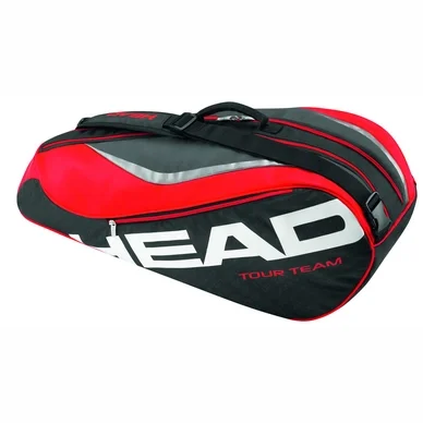 Sac de tennis HEAD Tour Team 6R Combi Black Red