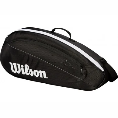 Sac de Tennis Wilson Fed Team 3 Pack Black White