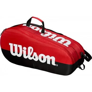 Sac de Tennis Wilson Team 2 Compartment Black Red