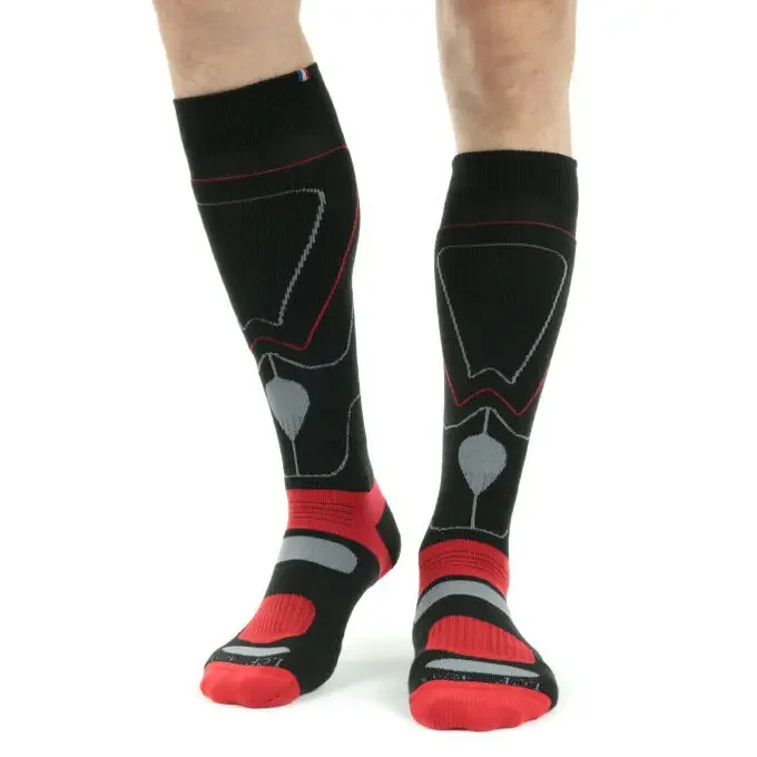 Satisfait Ou Remboursé Chaussettes de ski Unisexe La Chaussette de France VANOISE Rouge