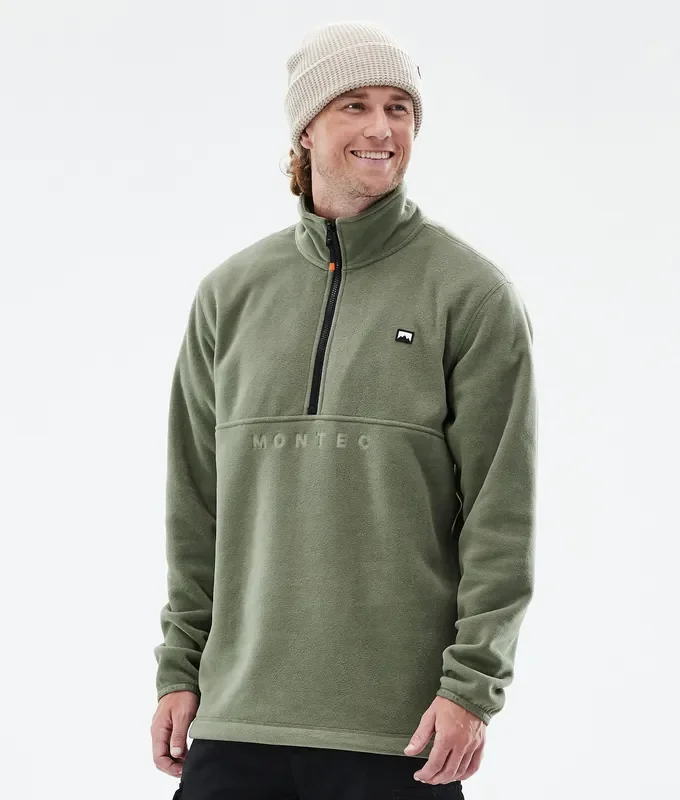 Seulement Aujourd’hui Montec Echo Sweat Polaire Homme Greenish