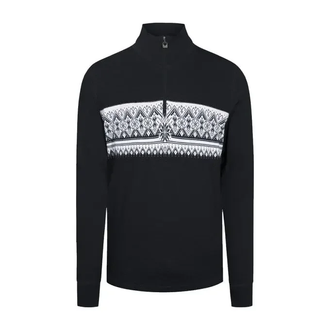 Seulement Aujourd’hui Pull Dale of Norway MORITZ MASC BASIC SWEATER Dark Charcoal / Off White