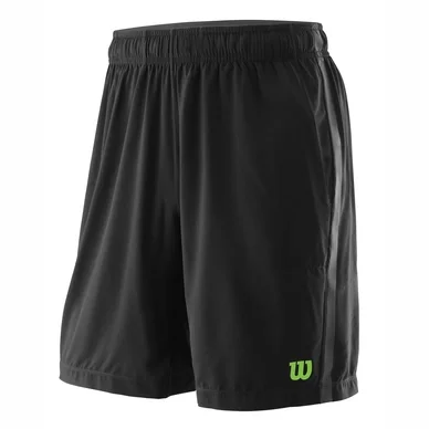 Short de Tennis Wilson Men 8 » Shorts Black Blade Green