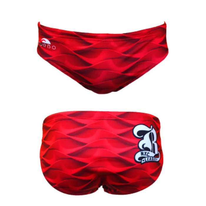 Slip de bain enfant Turbo Red Waves [Taille 2 ans]