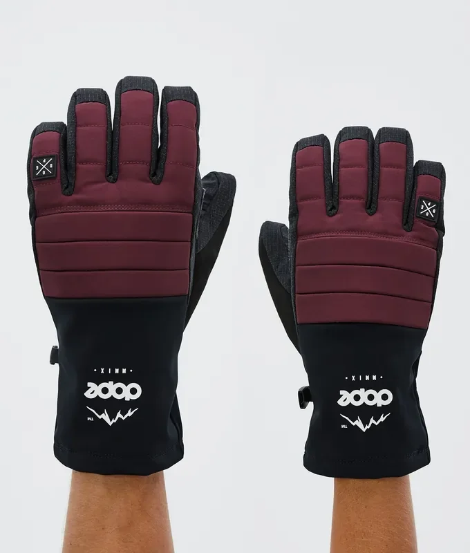 Solde Dope Ace 24 Gants de Ski Burgundy