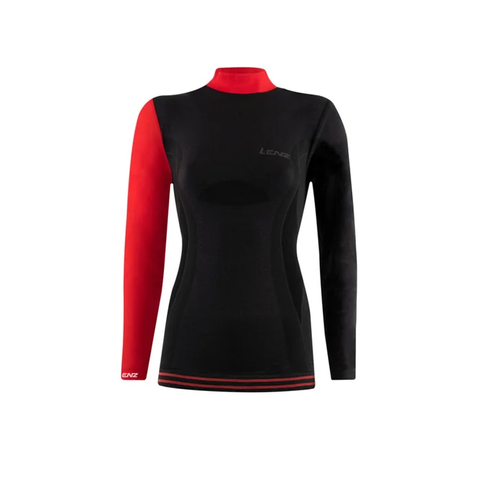 Sous maillot manches longues u00e0 col tortue femme Lenz Merino 6.0 [Taille XS]