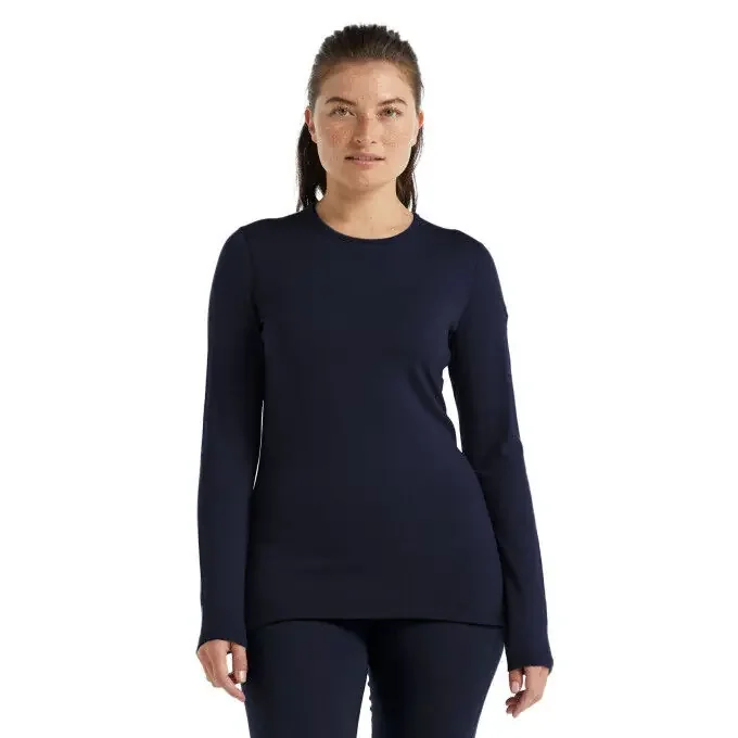 Sous-pull Icebreaker 260 TECH LS CREWE MIDNIGHT NAVY Nouvel Arrivage