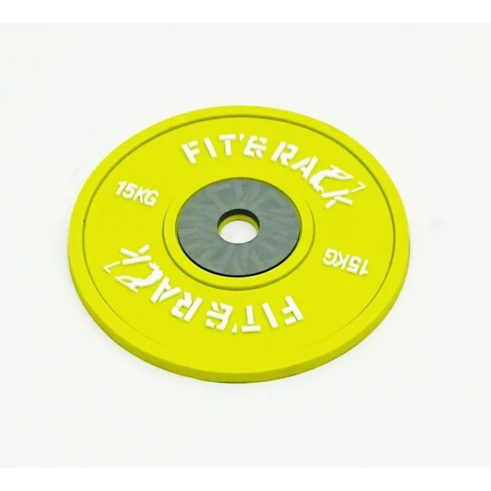 Sous verre en forme de poids de compétition 15 kg Fit & Rack