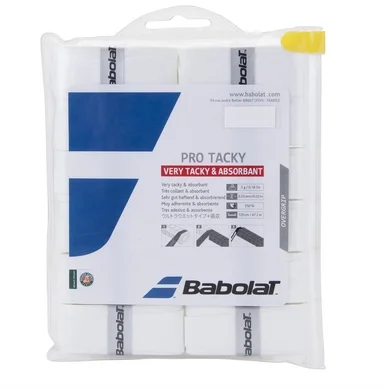 Surgrip Babolat Pro Tacky Overgrip X12 Blanc