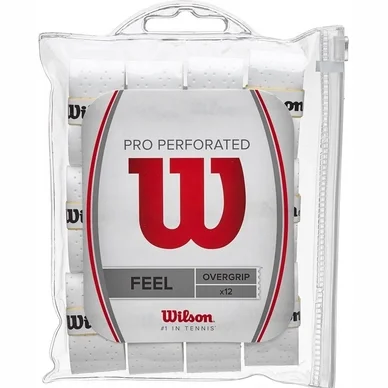 Surgrip Wilson Pro Perforated White (Lot de 12)