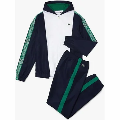 Survêtement Lacoste Homme WH0874 Navy Blue White Green Bright Yellow