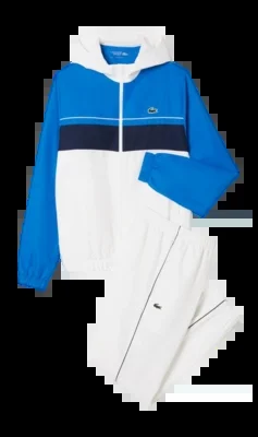 Survêtement Lacoste Homme WH2661 White Gipsy Blue Navy Blu