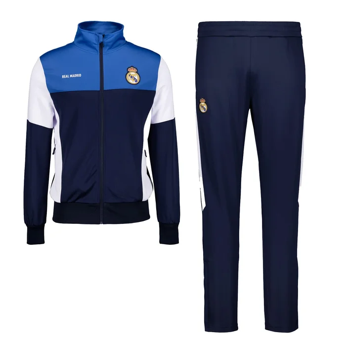 Survêtement Real Madrid RMCF Ruban Bleu Marine/Blanc adultes – Boutique Officiel Real Madrid CF
