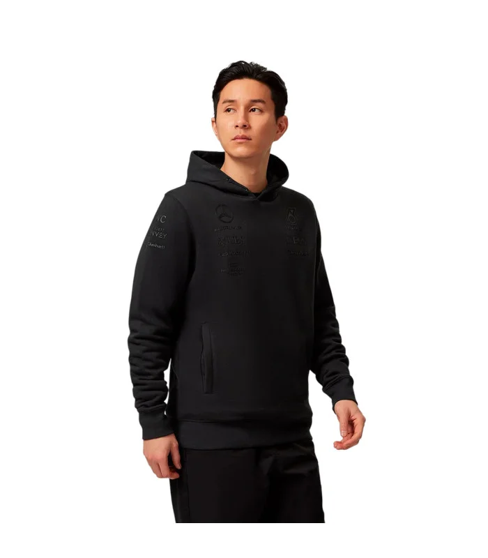 Sweat à capuche Team Stealth – Noir – Homme