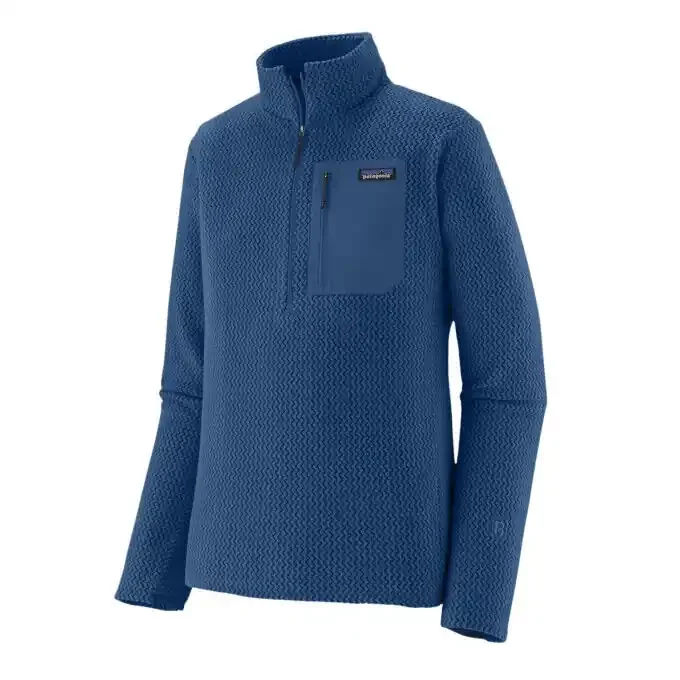 Sweat polaire à col zippé Homme R1® Air – Clement Blue Dernière Chance
