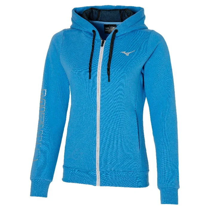 Sweat u00e0 capuche full zip femme Mizuno Athletic [Taille XS]