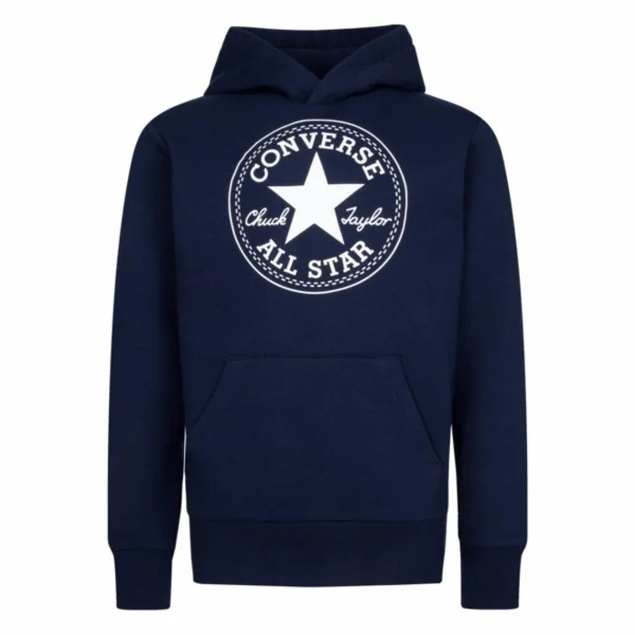 Sweatshirt à capuche enfant Converse Fleece CTP Core PO [Taille 8/10 ans]