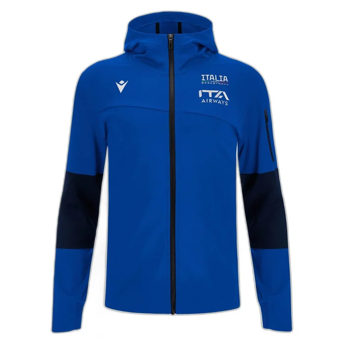 Sweatshirt à capuche full zip Macron FIP 2023 ATH Tech