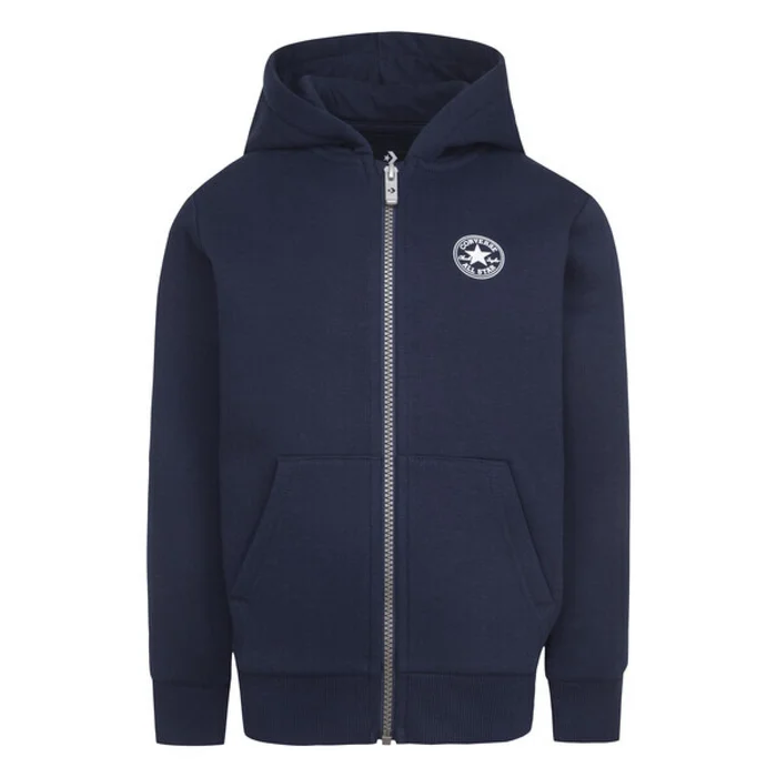 Sweatshirt à capuche polaire enfant Converse CNVB CTP Chest Core FZ