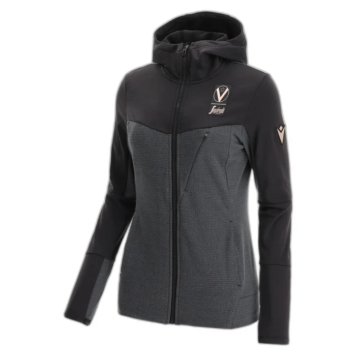 Sweatshirt à capuche zippé femme Macron Athleisure FCB VIR Mazyr 3D