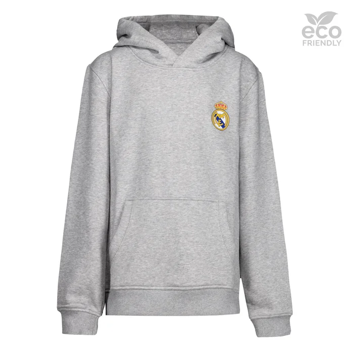 Sweatshirt Hoodie Kids ECO Essentials Real Madrid Manteau Couleur Gris – Boutique Officiel Real Madrid CF