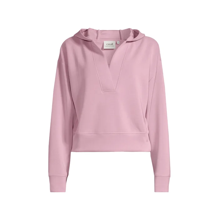Sweatshirt u00e0 capuche col V femme Casall Peachy [Taille XS]