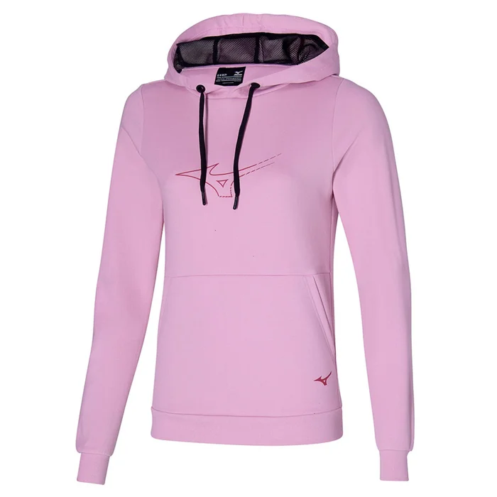 Sweatshirt u00e0 capuche femme Mizuno Athletic [Taille XS]