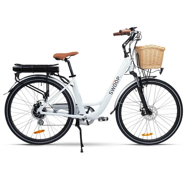 Swoop Bicicleta eléctrica City, mujer 28&Prime;