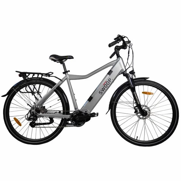 Swoop Bicicleta Eléctrica Hybrid, hombre 28&Prime;