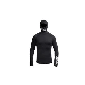 T-shirt à capuche manches longues onyx