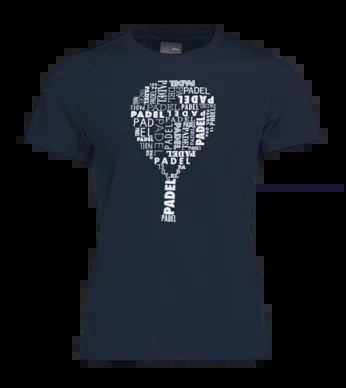 T-Shirt de Padel HEAD Women Typo Dark Blue