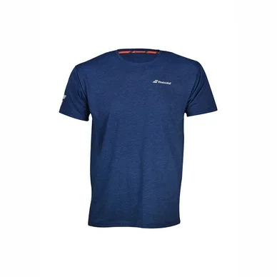 T-shirt de Tennis Babolat Boys Core Tee Estate Blue Heather