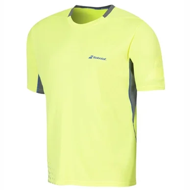T-Shirt de tennis Babolat Crew Neck Perf M Jaune