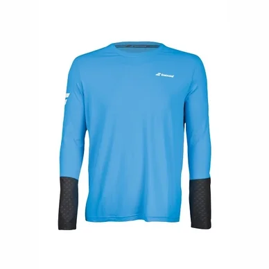 T-shirt de Tennis Babolat Men Core LS Tee Diva Blue Rabbit