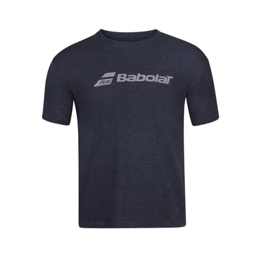 T-shirt de Tennis Babolat Men Exercise Babolat Tee Black Heather
