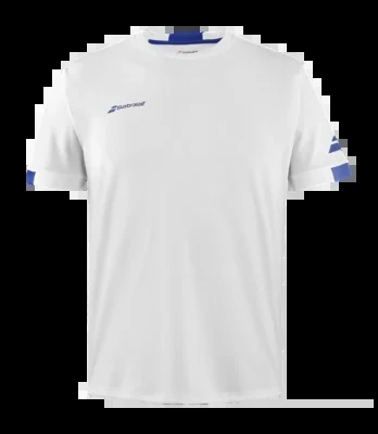 T-shirt de Tennis Babolat Men Play Crew Neck Tee White