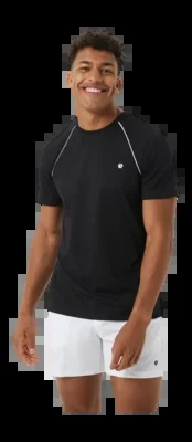T-shirt de Tennis Björn Borg Men Ace Racquet Black Beauty