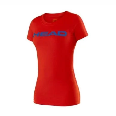 T-Shirt de Tennis HEAD Transition Women Lucy T-Shirt Red Blue
