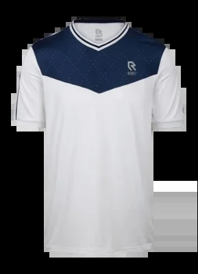 T-Shirt de Tennis Robey Homme Kick V-Neck T-Shirt Racket White