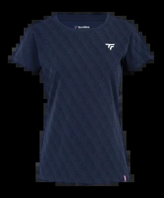 T-Shirt de Tennis Tecnifibre Femme W.Graphique Tee Marine 2024