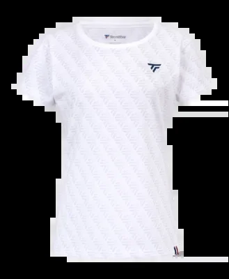T-Shirt de Tennis Tecnifibre Femme W.Graphique Tee White 2024