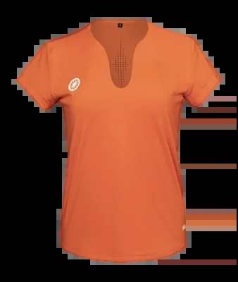 T-shirt de Tennis The Indian Maharadja Women Breeze Tee Sunset Orange
