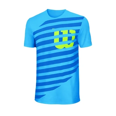 T-shirt de Tennis Wilson Boys Lined Women Tech Tee Blithe