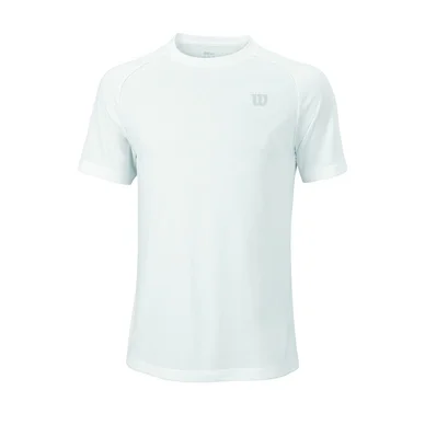 T-shirt de Tennis Wilson Men Core Crew White