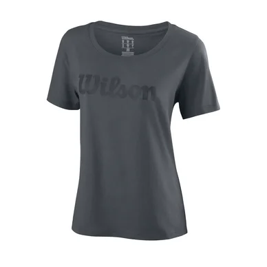 T-shirt de Tennis Wilson Women Script Cotton Tee Turbulence